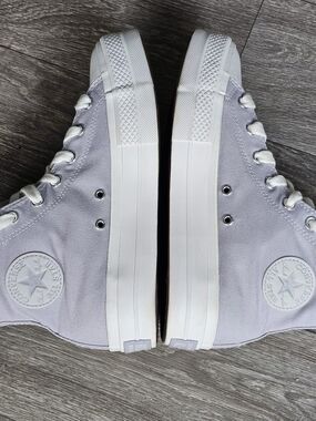 B2 Women's CONVERSE ALL STAR MOVE Hi-Top Sneakers in Light Purple  SZ 10